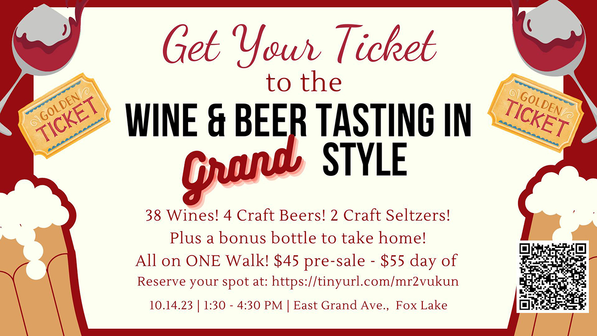 Chain O' Lakes Area Chamber of Commerce Wine and Beer Walk